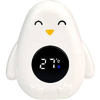 Дитячий термометр для ванної в формі пінгвіна UChef BT-03 для вимірювання температури води, Білий