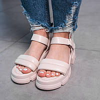 Женские сандалии Fashion Tubby 3635 37 размер 24 см Бежевый p