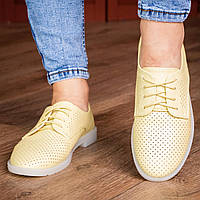 Жіночі туфлі Fashion Lippy 1772 36 розмір 23 см Жовтий p