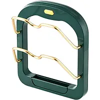 Держатель Подставка для крышек на стену Kitchen Pot Cover Rack (8649) green