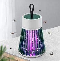 Ловушка-лампа от насекомых Mosquito killing Lamp YG-002 от USB с LED подсветкой зеленая