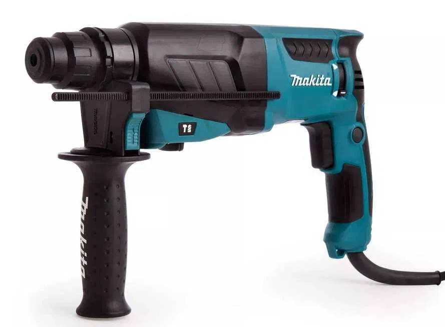 Дрель ударная MAKITA 800W HR2630 перфоратор прямой (800 Вт, 2.4 Дж, 1200 об/мин, 3 режима) - фото 7 - id-p2103264040