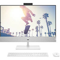 Моноблок с клавиатурой и мышкой 27" HP Pavilion 27-ca2002ua 32Gb/SSD1Tb 2Tb/DOS Белый (95Z24EA)