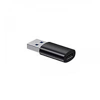 Переходник Adapter Baseus Ingenuity Series Mini OTG Type-C to USB 3.1 ZJJQ000101 black