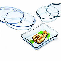 Набор посуды из жаропрочного стекла 5 предметов Exclusive Simax s312 p
