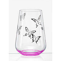 Набор стаканов Bohemia Butterfly 23013/380S/S1432 380 мл 6 шт p