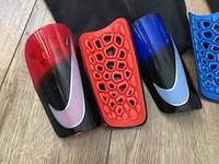Щитки футбольные NIKE (без резинок крепления), размер М, цвета в ассортименте - Красный