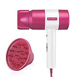 Фен для сушки волос + плойки ENZO EN-139, керамічне покриття, 1200 Вт, 2-в-1, регульована температура, 500 г (43073-EN-139_1793), фото 5