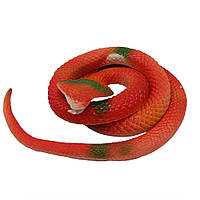 Детская игрушка Антистресс "Змея Кобра" 12-29(Red) резиновая 60 см kr