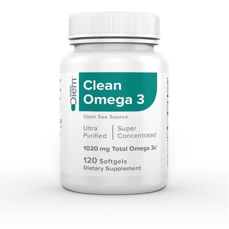 Omne Diem Clean Omega 3 1020 mg 120 Softgels - фото 1 - id-p2103289638
