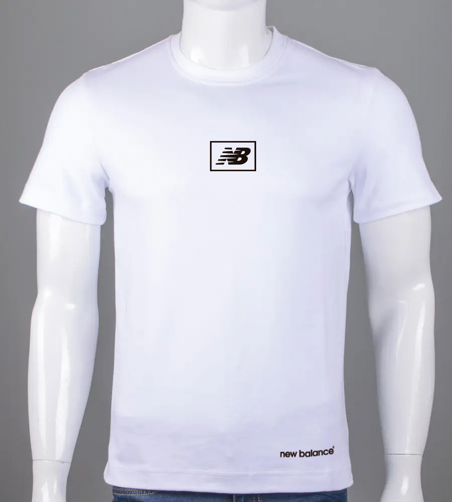 Футболка вільний крій New Balance 6410м (Уп.4шт M-XXL), Білий