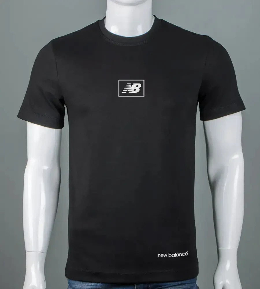Футболка вільний крій New Balance 6410м (Уп.4шт M-XXL), Чорний