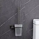 Йорж для унітазу настінний GAPPO G0710-9, збройова сталь, фото 2