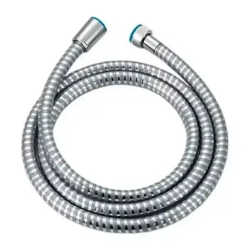 Силіконовий полімерний шланг для душу GAPPO G42, 1500 мм, сірий/хром