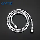 Силіконовий полімерний шланг для душу GAPPO G42, 1500 мм, сірий/хром, фото 2