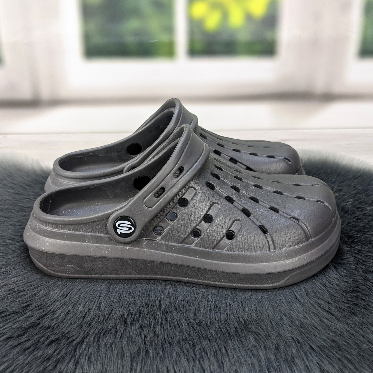 Сабо крокси жіночі м'яка піна сірі Прогрес Україна 4042, фото 1