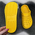 Сабо крокси жіночі м'яка піна яскраво-жовті Прогрес Україна 4042, фото 5