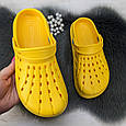 Сабо крокси жіночі м'яка піна яскраво-жовті Прогрес Україна 4042, фото 6