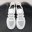 Кросівки жіночі білі текстильні Bromen 4103, фото 5