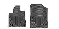 Автомобильные коврики в салон Weathertech на Toyota Sequoia 12- передние черные Тойота Секвоя 3