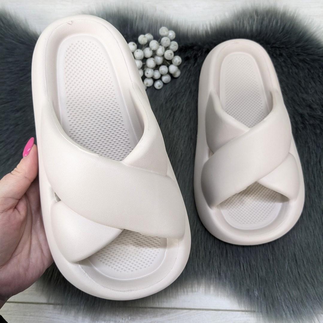 Шльопанці жіночі сланці бежеві бежеві Progress 4370, фото 1