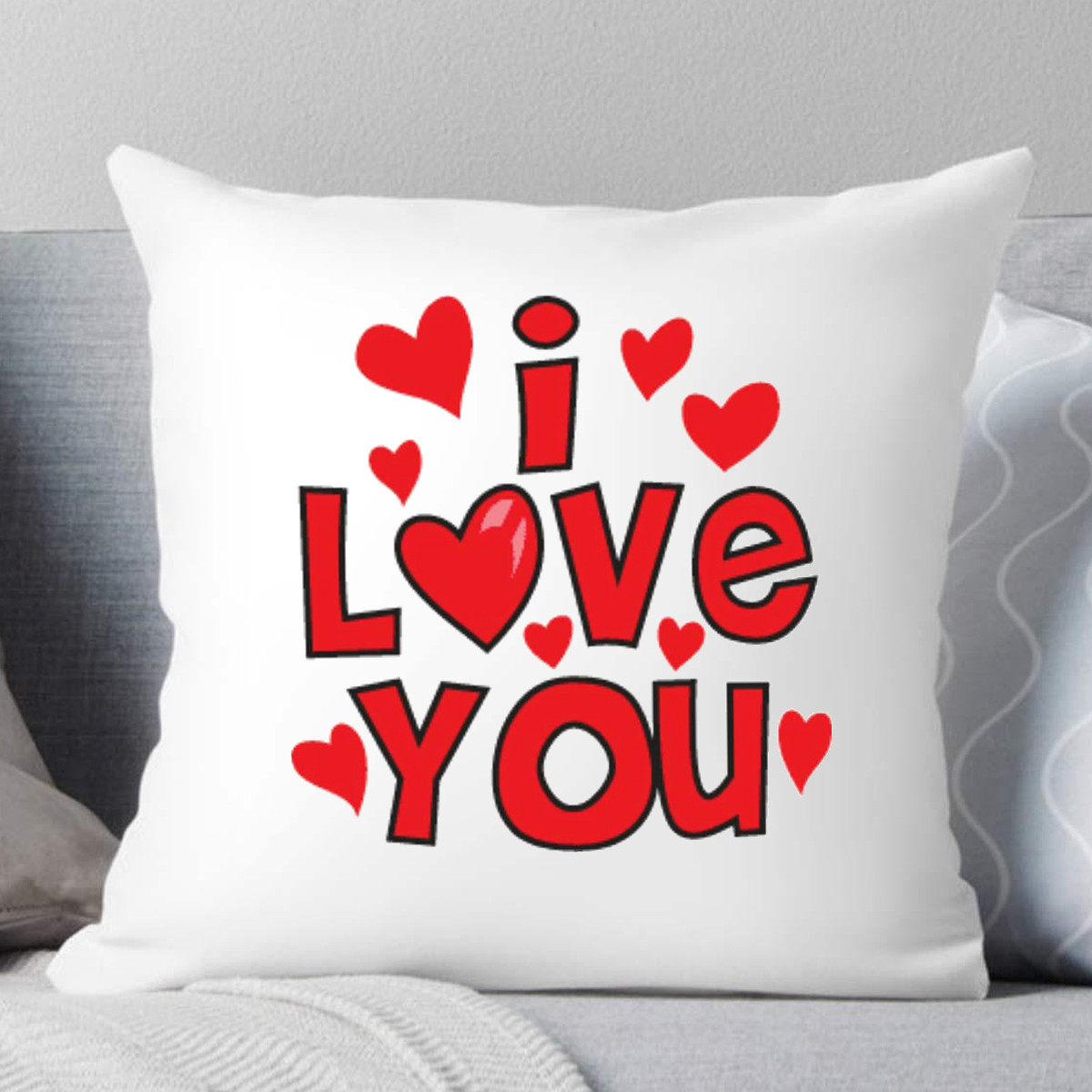 Подушка "I love you", фото 1