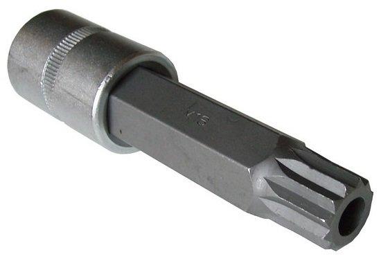 Головка біта SPLINE 1/2" M16 (55мм) з отвором