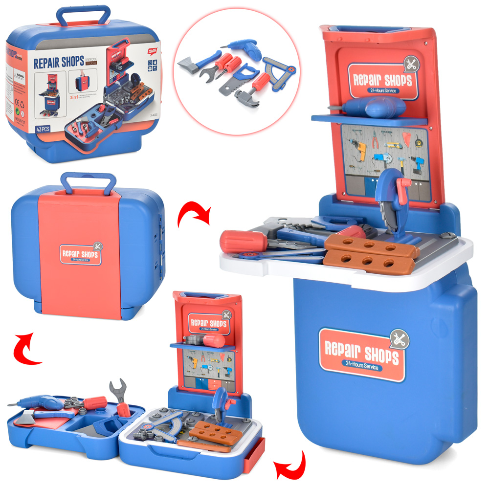 Дитячий набір інструментів у валізі 25737 43 предмети