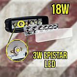 Фара світлодіодна 7-18W 50mm дальнє світло, фото 5