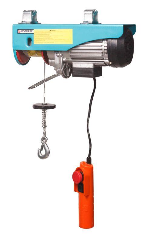Таль підвісна 250/500 кг (220V, 1000W, висота підіймання: 250 кг — 12 м, 500 кг — 6 м) Forsage F-TRH1005