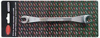 Ключ разрезной для тормозных трубок с изгибом 45° 10x11мм, в блистере ROCKFORCE RF-7511011B