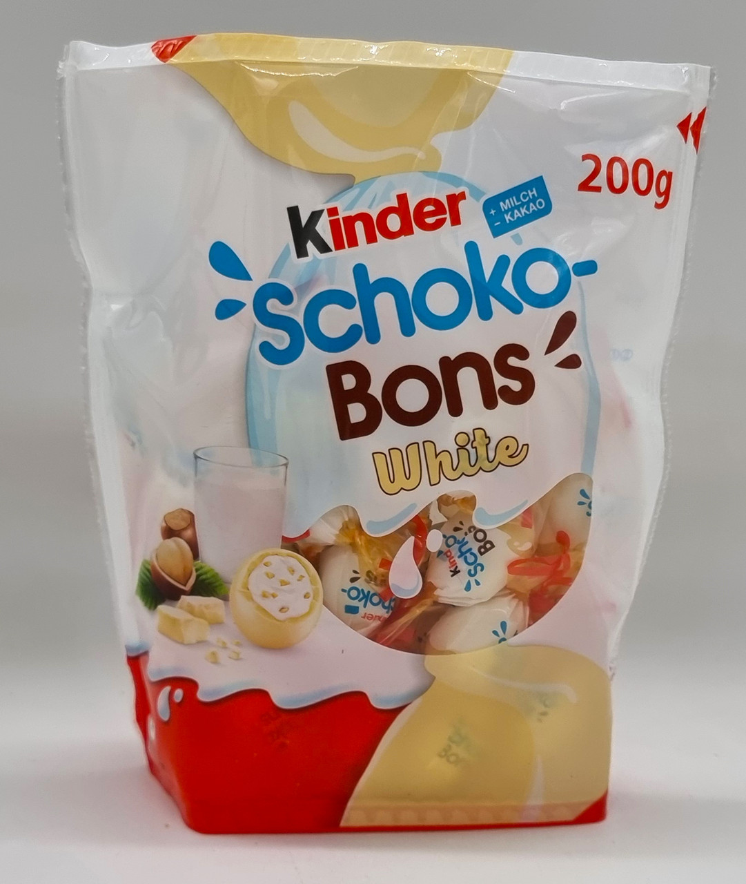 Цукерки Кіндер Шоко-Бонс у білому шоколаді Kinder Schoko-Bons White, 200 г