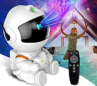 Космонавт проэктор звёздного неба ночник настольный астронавт светильник детский космонавт с пультом ДУ