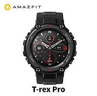 Смарт-годинник Amazfit T-Rex PRO 1.3" AMOLED, GPS, 10 ATM, Meteorite Black