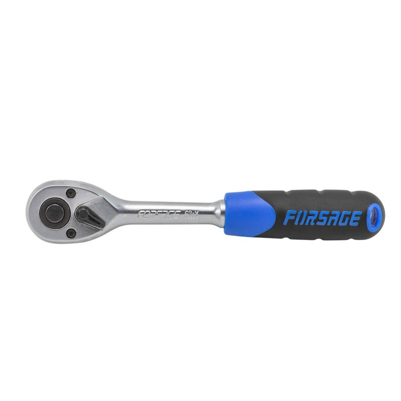 Тріскачка 1/4" (45 зуб.) з прогумованим руків'ям