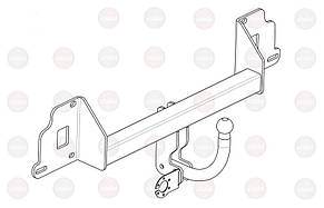 Фаркоп Tesla Model 3 (2017-) (Фаркоп Тесла 3) VasTol