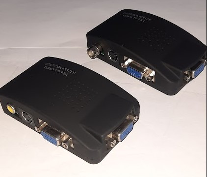 Конвертер  BNC,AV,S- Video  в VGA адаптер перетворювач відео BNC, S-Video to VGA Adapter