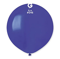 Латексна кулька Gemar темно-синя (046) пастель 19" (48 см) 1 шт