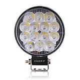 Фара світлодіодна 42W mini 20mm дальнє світло із стробоскопом, фото 4