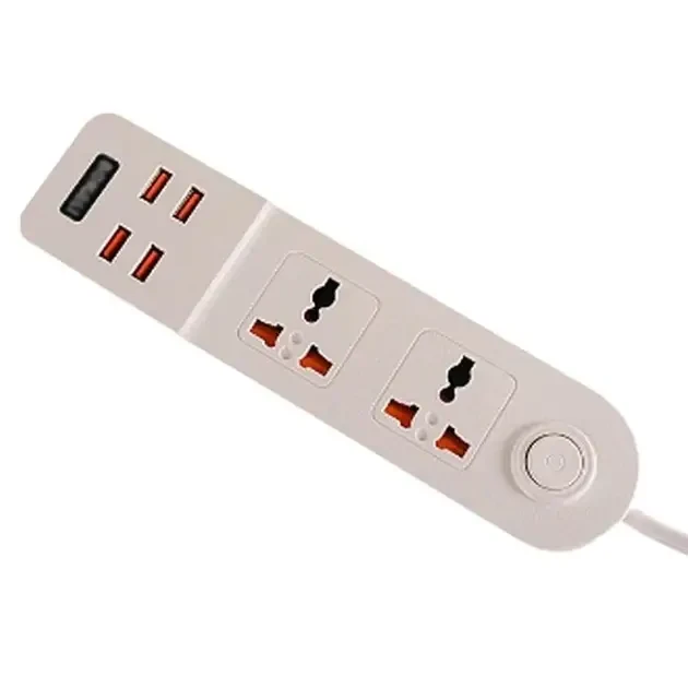 Мережевий фільтр-подовжувач RMX на 2 вилки 4 USB BKL-02, Мережевий фільтр BKL-02, Подовжувач з USB