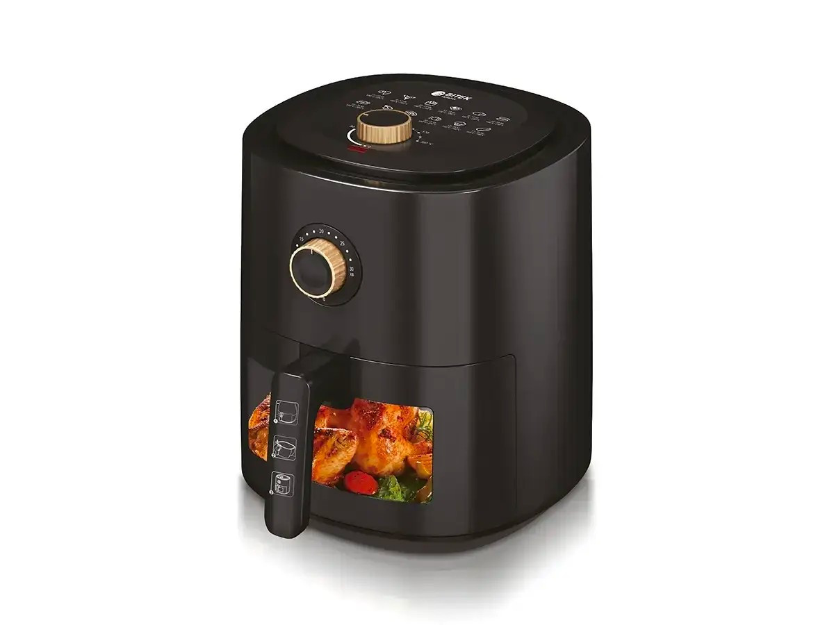 Аерофритниця для смаження без олії на 6л з Air Fryer Фритюрниця на 3500 Вт для кухні (чорна)