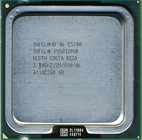 ПРОЦЕССОР на 2 ЯДРА S 775 Intel Pentium E5700 2 ЯДРА по 3,0Ghz каждое, FSB 800 s775