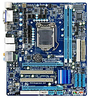 НАДЙНА Материнська ПЛАТА s1156 GIGABYTE GA-H55M-S2H з HDMI на DDR3 з ГАРАНТІЄЮ LGA 1156