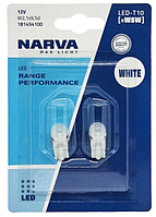 Narva led T10 W5W 12V Автолампи нарва т10 в5в габарити 180744000