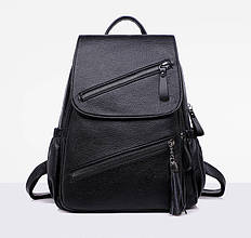 Жіночий рюкзак еко-шкіра Black 1243