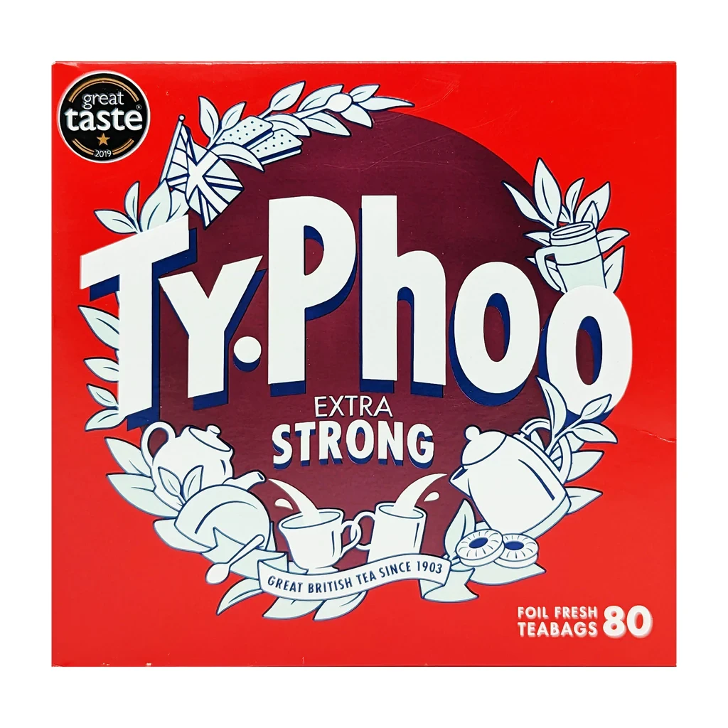 Чорний англійський чай у пакетиках Ty-Phoo One Cup, Великобританія, 80 пакетів