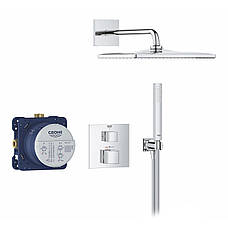 Душова система прихованого монтажу Grohe QuickFix Precision Cube з Vitalio Rain Mono 310 Cube 34879000, фото 4
