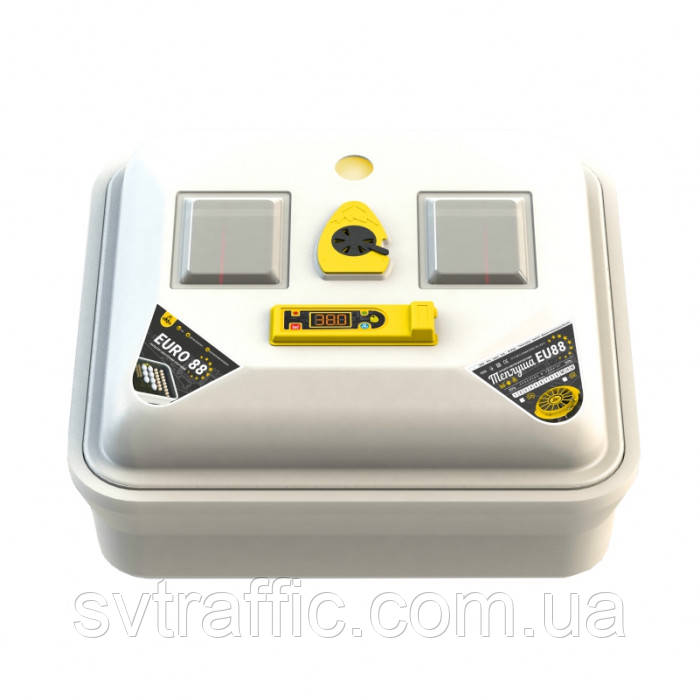 Теплуша Евро ИБ-88 220/50 ТАВ ТЭНовый автоматический с датчиком влаги инкубатор для яиц - фото 2 - id-p2103348343