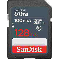 Карта памяти SanDisk 128GB SDXC class 10 UHS-1 (SDSDUNR-128G-GN3IN) l