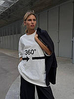 Женская футболка оверсайз в стиле Balenciaga
